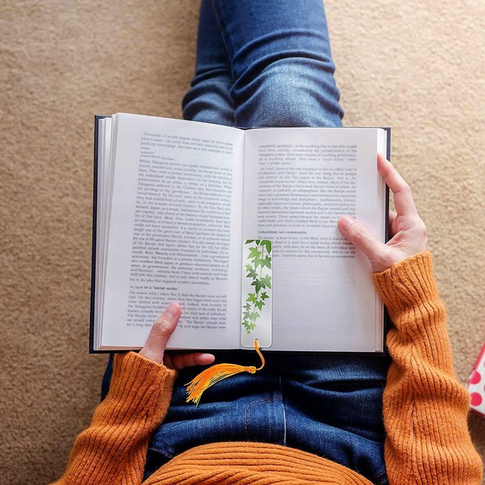 CHOOKEY Set 30 Thẻ Đánh Dấu Trang Sách Hai Mặt Bằng Acrylic In Họa Tiết DIY