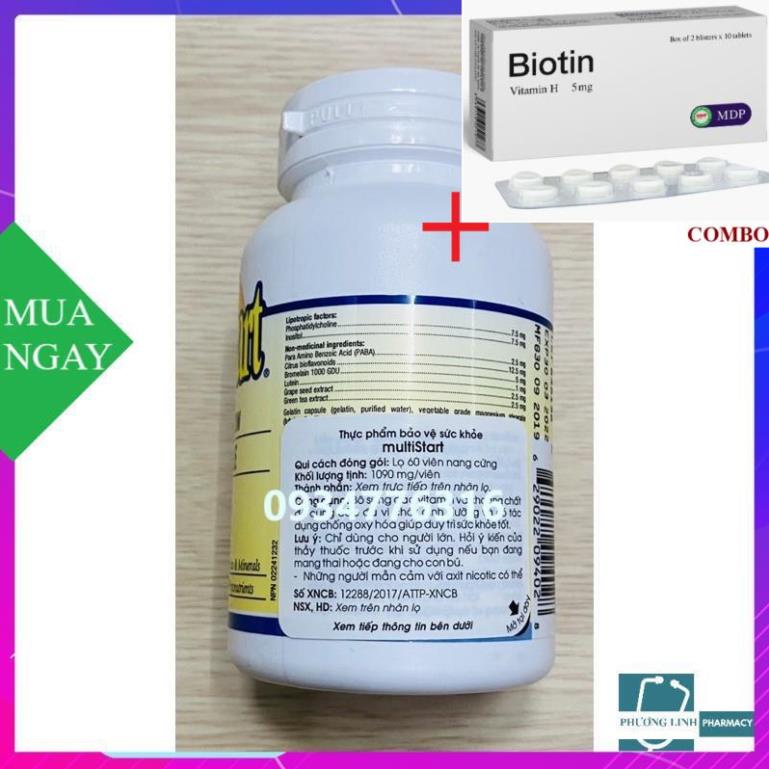 Combo Biotin 5mg+ multistart