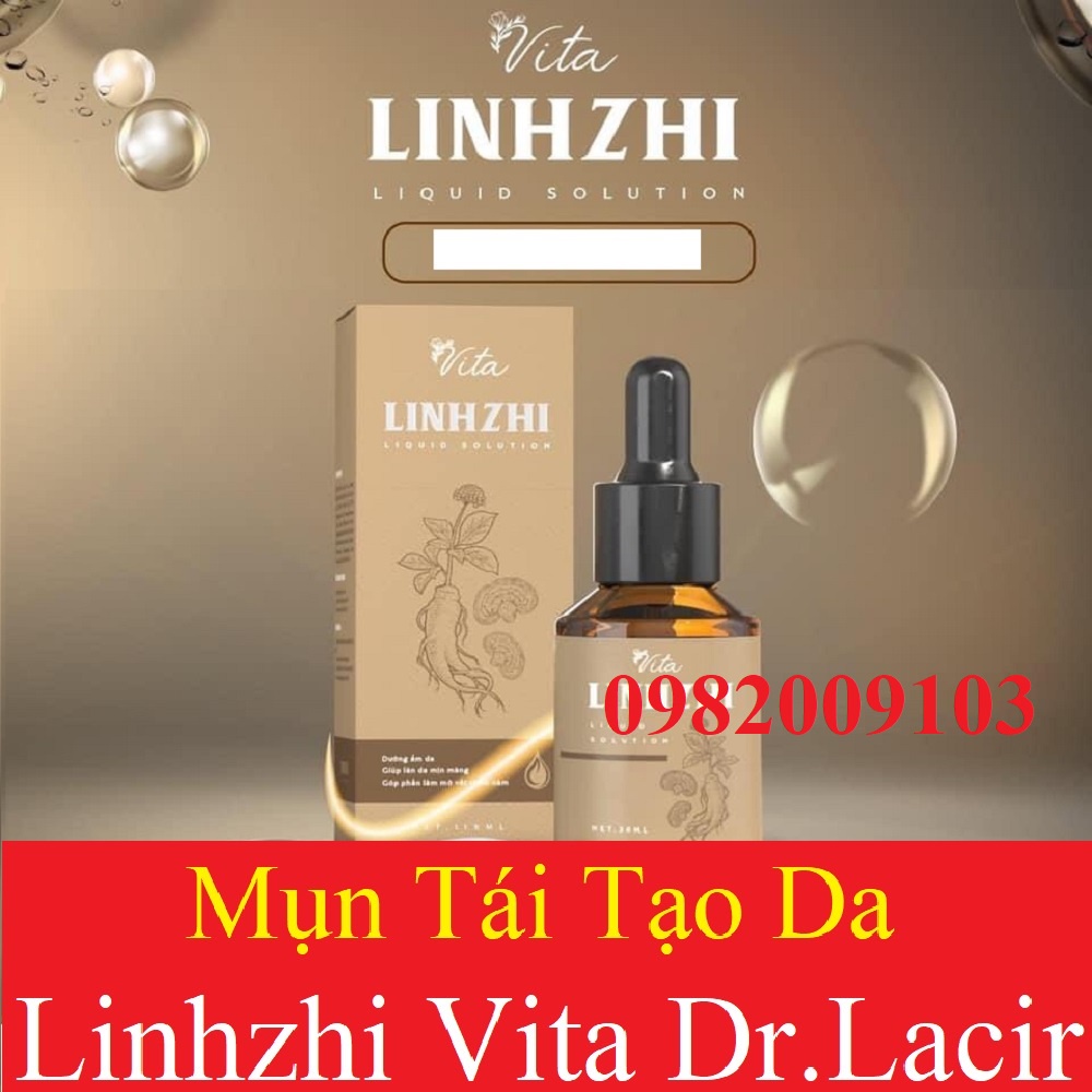 Mụn Tái Tạo Linhzhi Vita Drlacir ,Giúp giảm thâm,mụn,co nhỏ lỗ chân lông,giúp da căng bóng,sáng mịn[CHÍNH HÃNG DR LACIR]