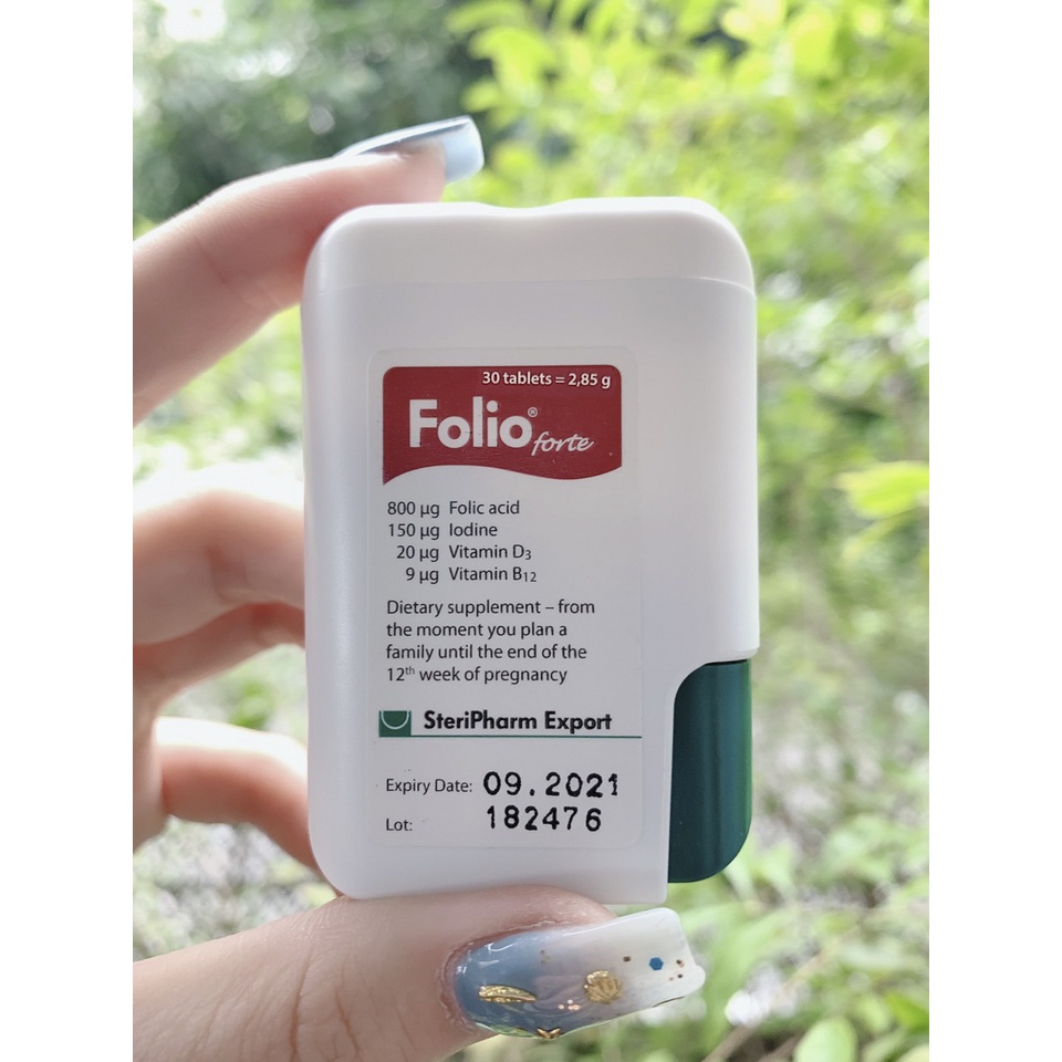 Folio forte bổ bầu bổ sung axit folic và các dưỡng chất cho phụ nữ chuẩn bị mang thai