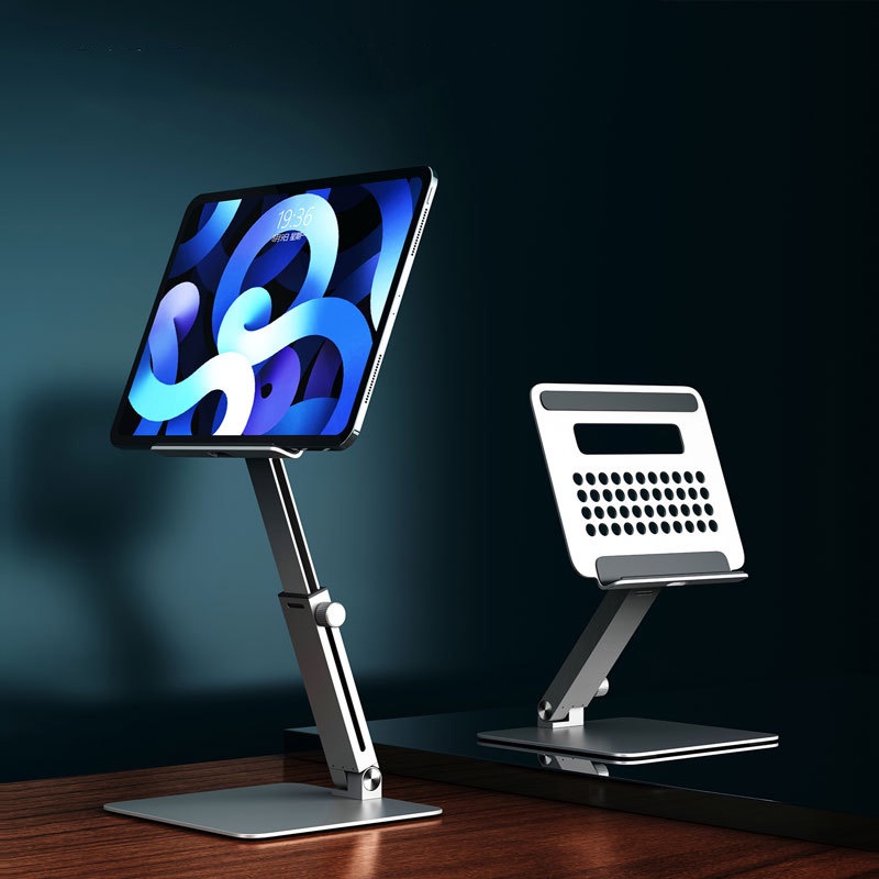Đế kê iPad bằng nhôm nguyên khối, điều chỉnh độ cao, gấp gọn