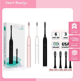 Bàn chải đánh răng điện Sonic X3 Plus,bàn chải điện chăm sóc răng trắng bóng,bàn chải lông mềm 2022