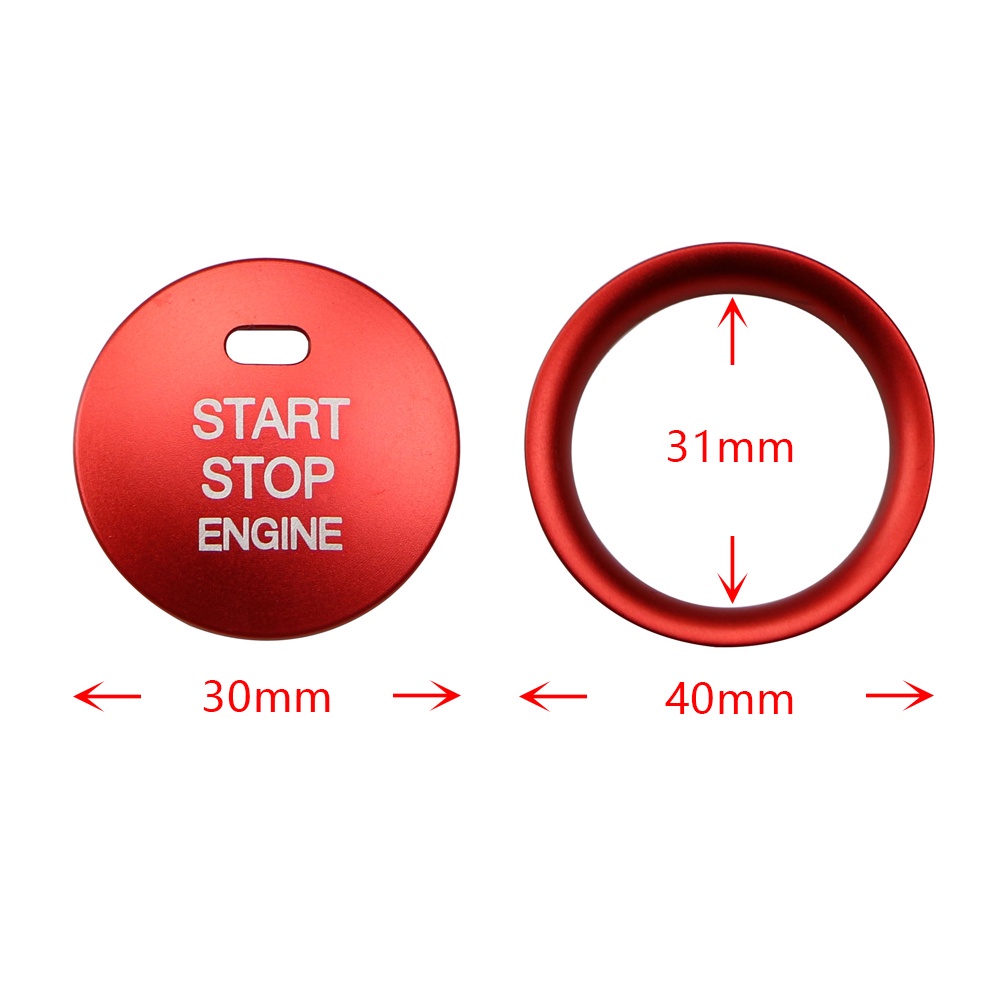 Vòng Dán Nút Khởi Động / Dừng Động Cơ Xe Hơi Mazda CX5 CX3 CX4 Cx-3 3 6 Axela Atenza