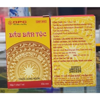 Dầu dân tộc OPC chai 3ml - 7ml
