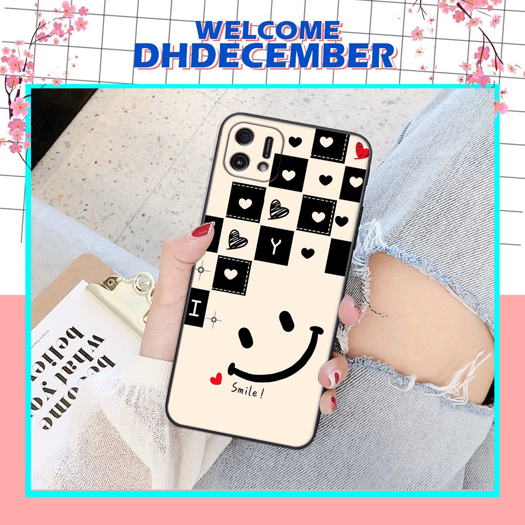 Ốp lưng Oppo A16K in hình tim, kẻ vuông mẫu mới CỰC XINH