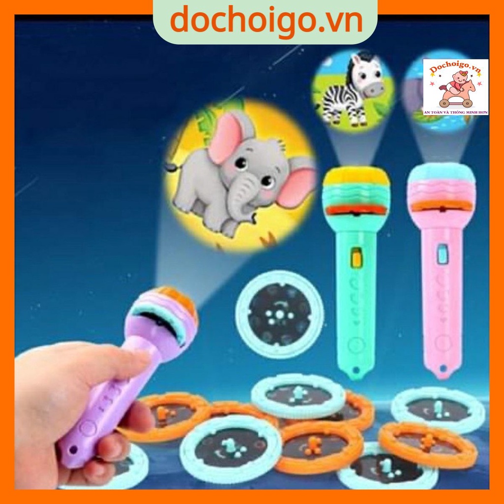 Đèn pin chiếu với 24 hình ảnh vui nhộn độc đáo dành cho trẻ em