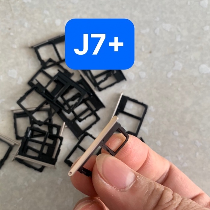 Khay sim samsung J7 plus bảo hành đổi mới