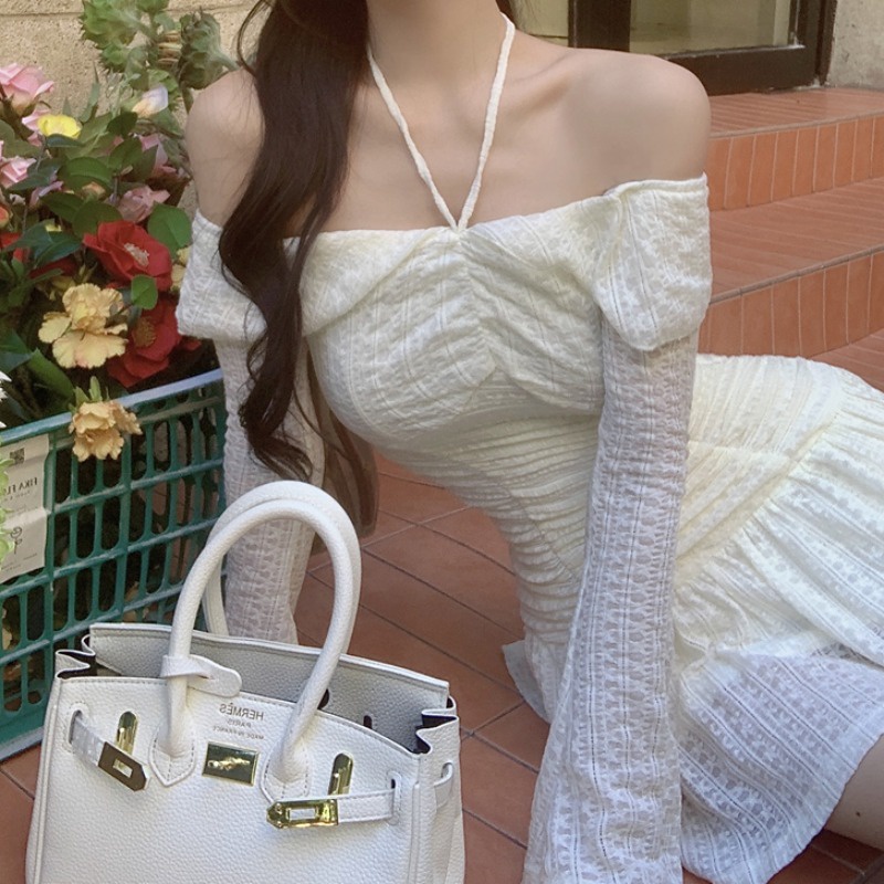 sẵn Jane Đầm tiểu thư trễ vai Katherin Dress