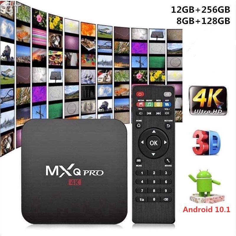 Đầu TV box MXQ pro Android TV box + I8 mini Hd 4k HDMI Wi Fi Thông Minh KèM Phụ KiệN