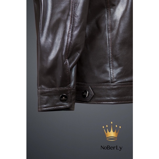 Áo da cừu tự nhiên 100% Noberly