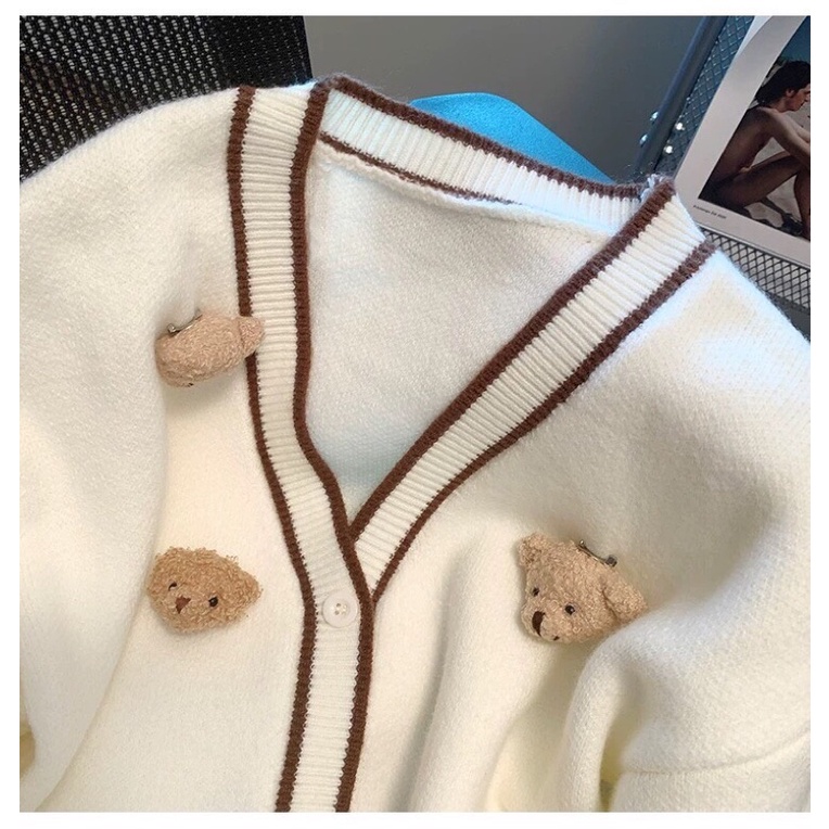 Cardigan gấu