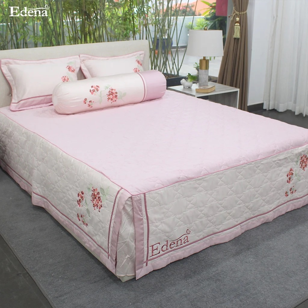 Bộ Ga chần gòn Edena Tencel 767, Gồm 5 Món