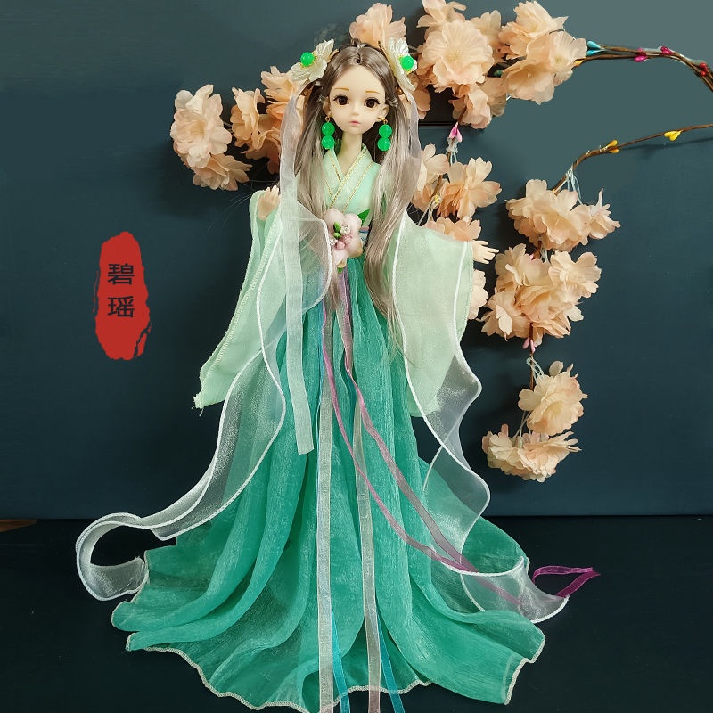 Bộ Búp Bê Công Chúa Barbie Hán Phục Cổ Điển 30cm Kèm Hộp Quà Tặng Sinh Nhật 10.21