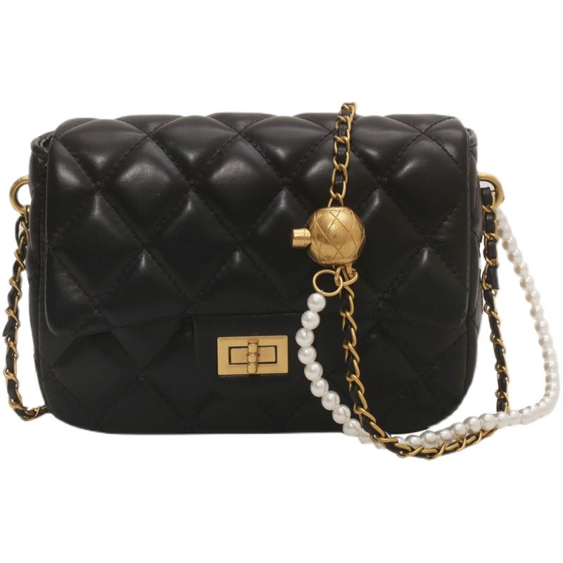 Ielgy Túi Đeo Vai Nhỏ Phong Cách Phương Tây Có Thể Điều Chỉnh Phối Dây Xích Thời Trang Mới