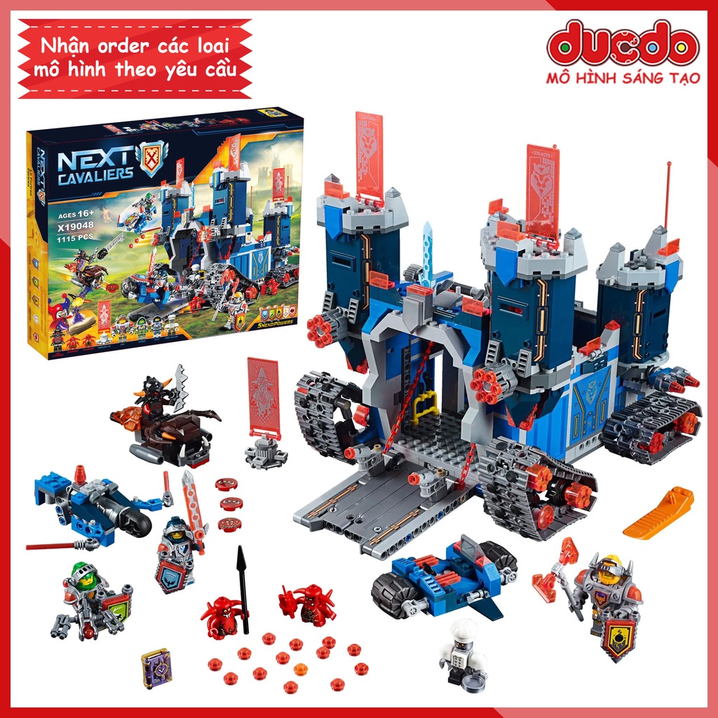 X19048 Lắp ghép Nexo Knights Phá.o Đài Khổng Lồ | Đồ chơi Xếp hình Mô hình 70317 14006