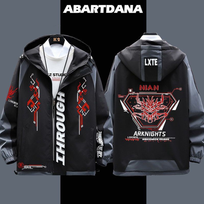 Arknights Tomorrow's Ark game W character impressions around the jacket students spring and autumn casual sports jacket men and women