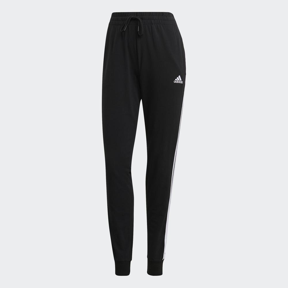 Quần adidas Nữ Quần 3 Sọc single jersey Essentials Màu đen GM5542