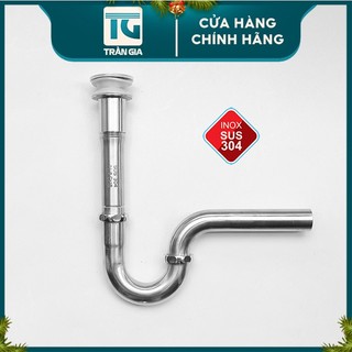 Bộ xả nhấn inox 304 lavabo chậu rửa mặt cao cấp Life Home