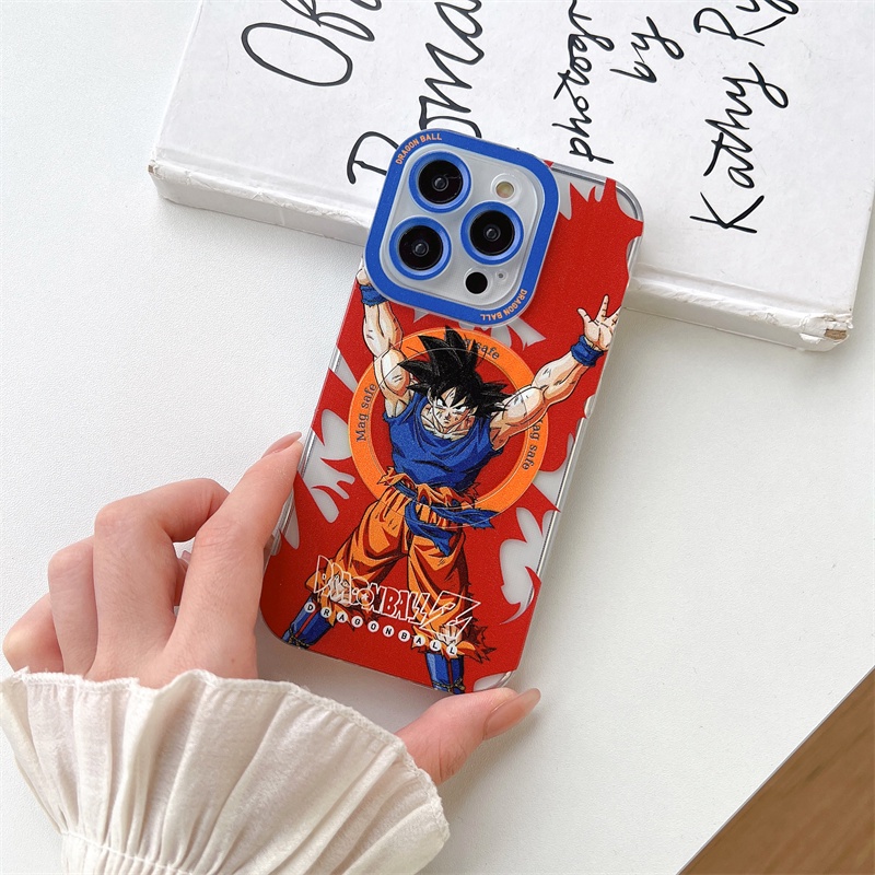 Ốp Điện Thoại iPhone 14 13 12 11 Pro max case ốp lưng điện thoại i phone 14 promax Trong Suốt Từ Tính In Hoạt Hình Dragon Ball Cho ip 14 prm plus 13 12 11 pro max