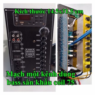 Mạch loa kéo dùng bass sân khấu coil 75
