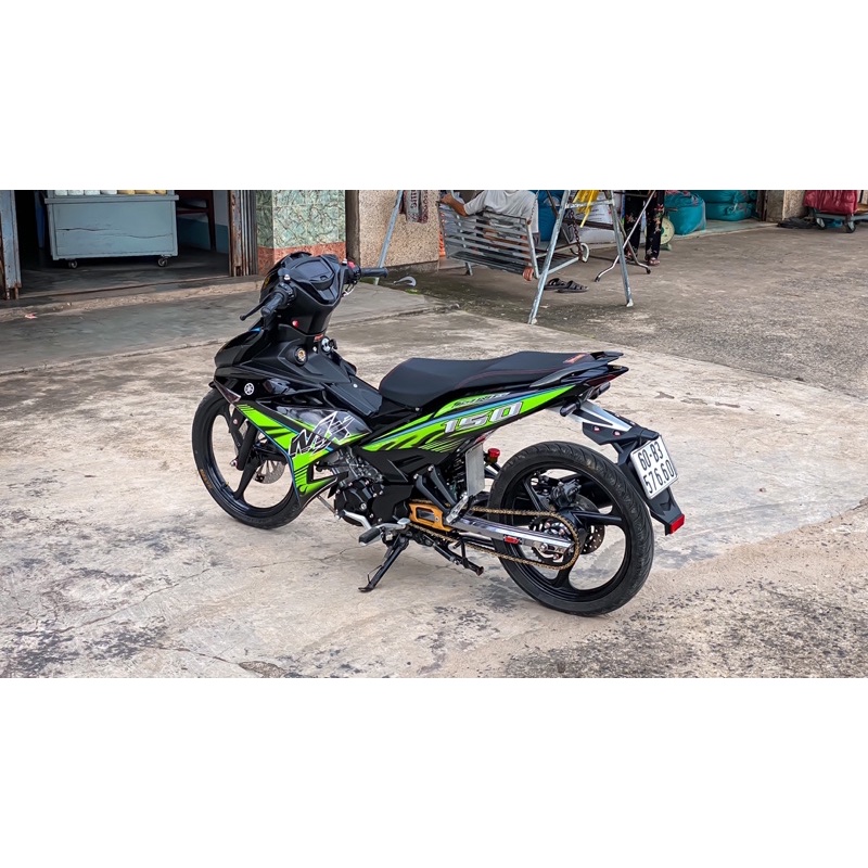 Tem Rời Exciter 150 mẫu MX King 2023 mới lạ siêu nét dán cho xe màu đen