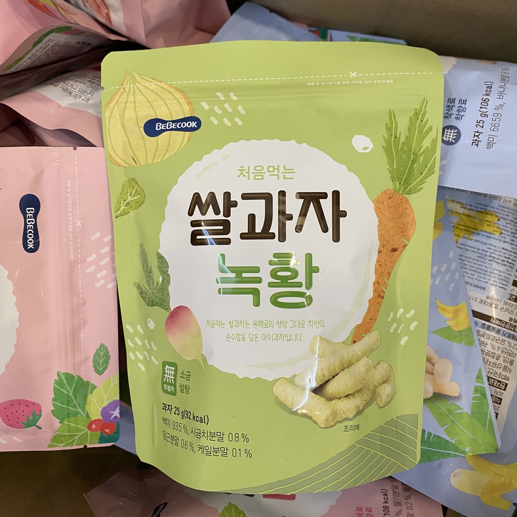 Bánh ăn dặm hình que hữu cơ BEBECOOK cho bé