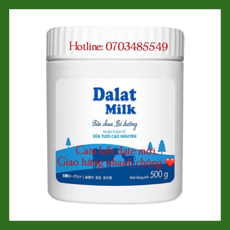Sữa chua DaLat milk có đường 500g