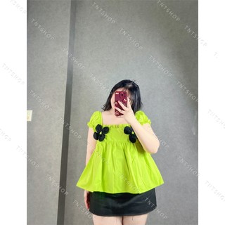 ÁO BABYDOLL HOA NGỰC  [TNT SHOP BIGSIZE 60KG 90KG]