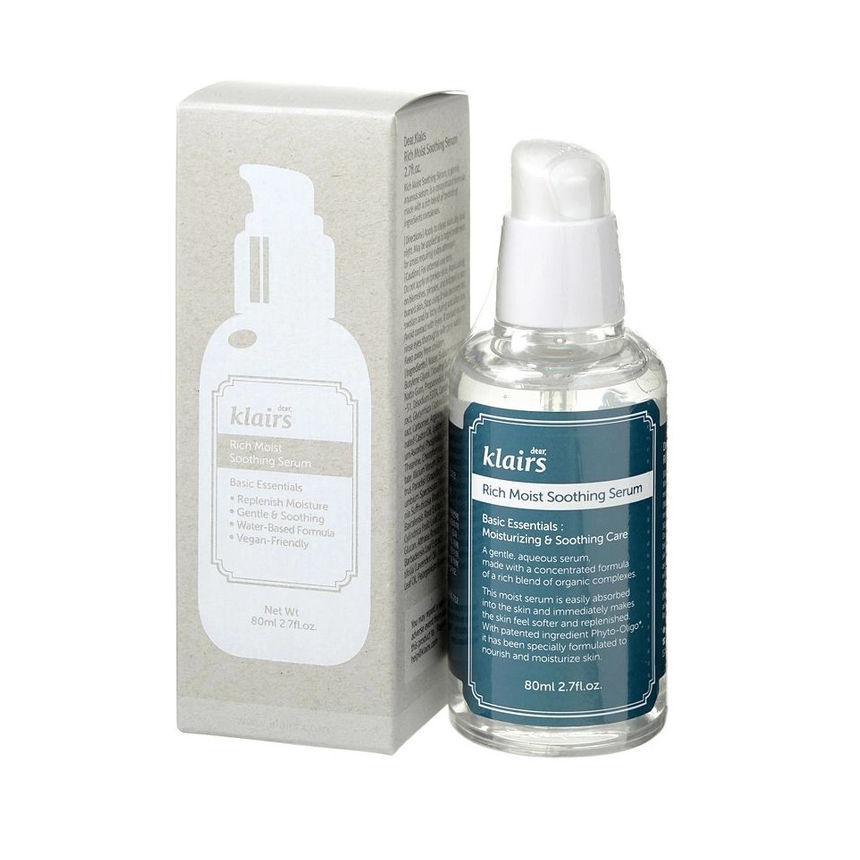 Serum tinh chất dưỡng ẩm sâu Klairs Rich Moist Soothing Serum 80ml