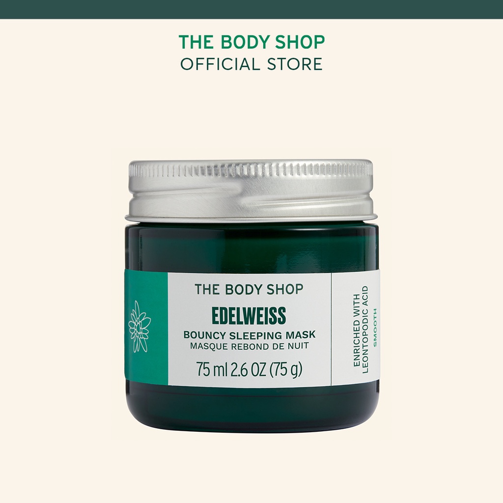 Mặt nạ ngủ The Body Shop Edelweiss Bouncy Sleeping Mask 75ML