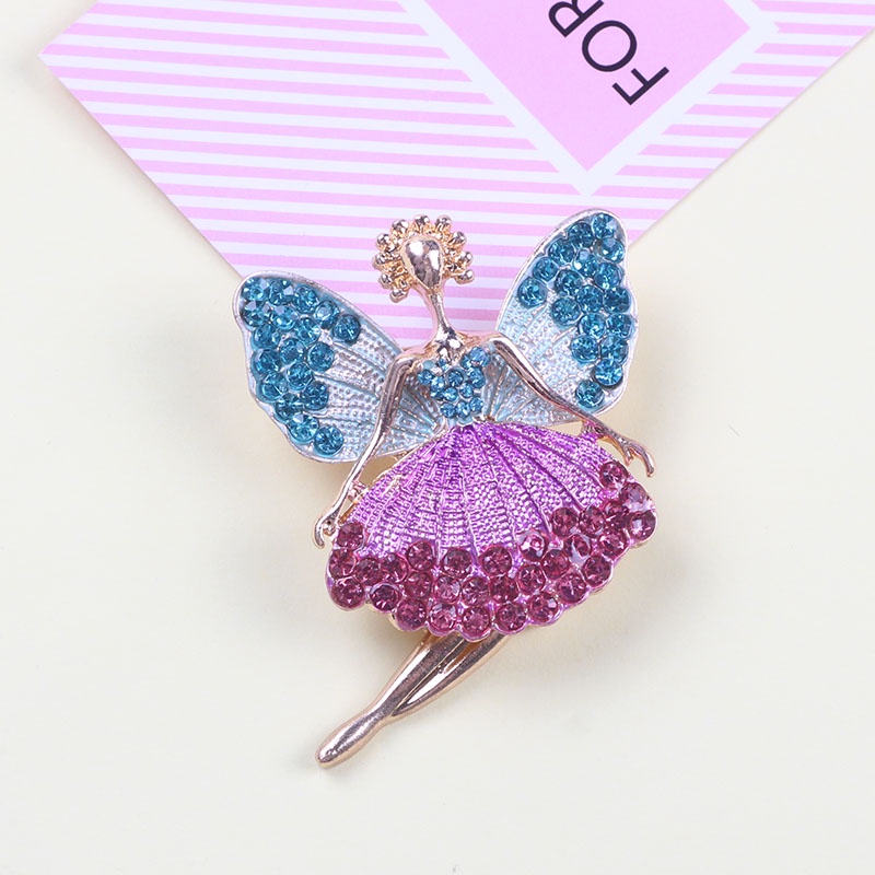 Trâm Cài Áo Hình Thiên Thần Đính Đá Thời Trang Cao Cấp 100 Mảnh Ghép