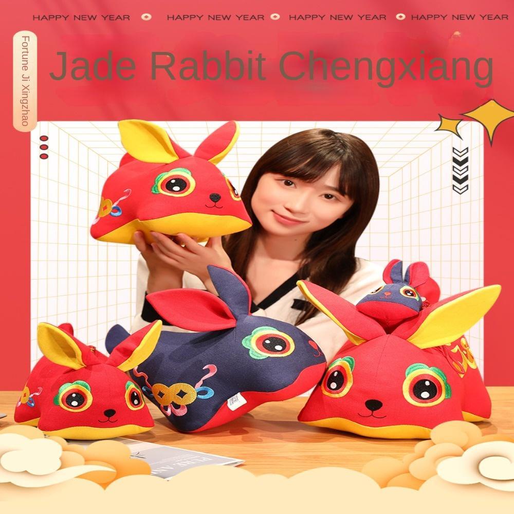 Thỏ Nhồi Bông 8 / 12 / 20cm Trang Trí Năm Mới