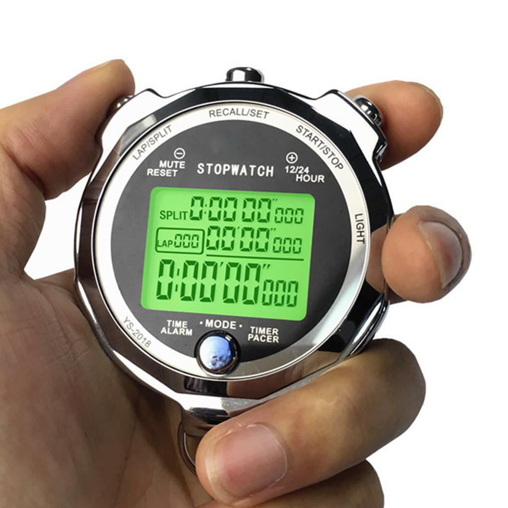 Đồng Hồ Bấm Giờ Điện Tử Bằng Kim Loại Dạ Quang