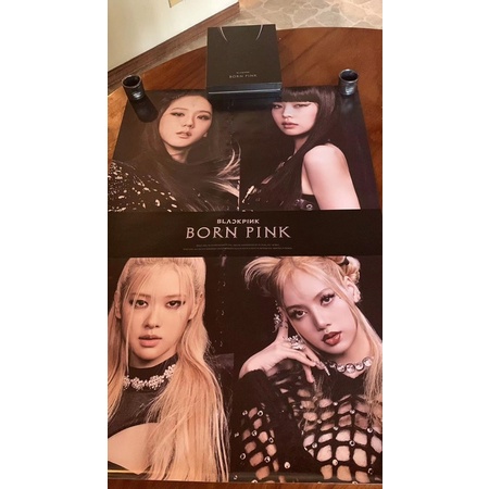 Poster khổ lớn album BORN PINK BLACKPINK- Kèm tube