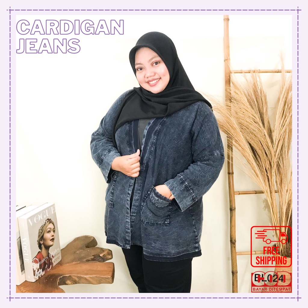 Áo Khoác Jean Nữ Vải Trơn Size Lớn LD 120cm Chất Lượng Cao