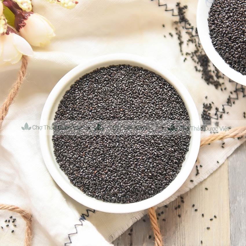 Hạt é nguyên chất 1kg (Nấu chè, làm thạch sương sáo) - Chợ Thảo Dược Việt