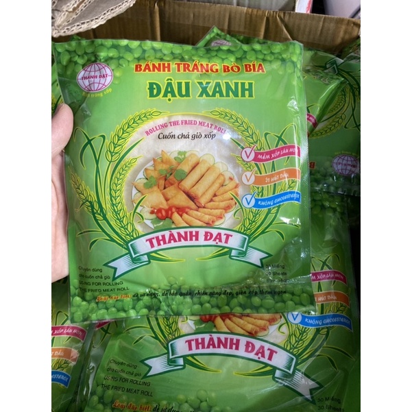 10 Bánh tráng bò bía đậu xanh - Bánh cuốn chả giò giòn xốp