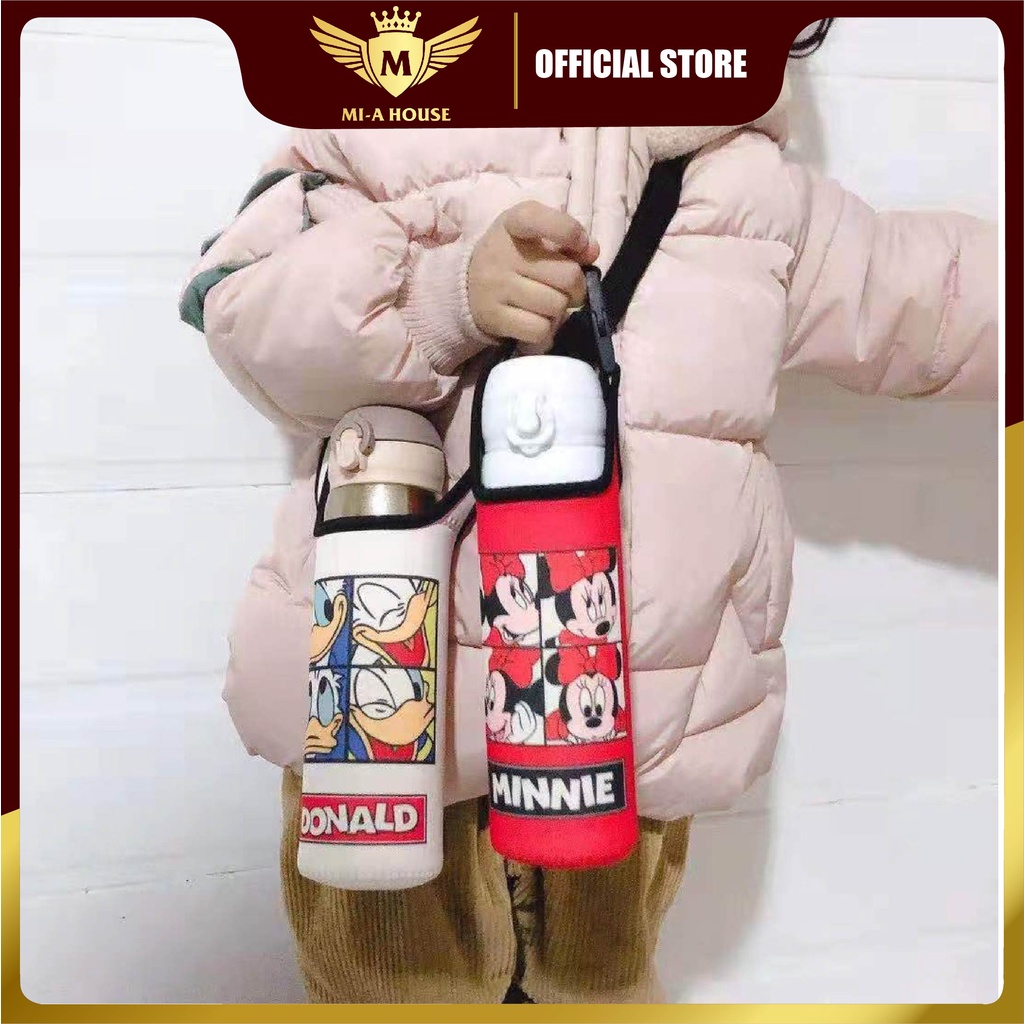 Túi đựng bình giữ nhiệt 400ml - 500ml có quai cầm tiện lợi, nhiều màu sắc, hàng đẹp bền chắc chắn, tiện lợi mang theo