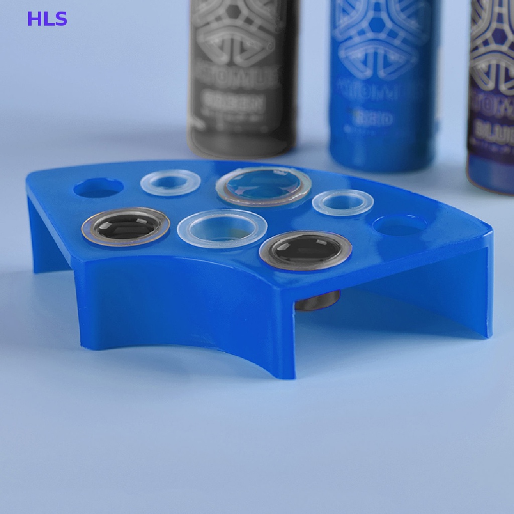 Giá Đỡ Cốc Mực Xăm 8 Lỗ Bằng Nhựa Tiện Dụng