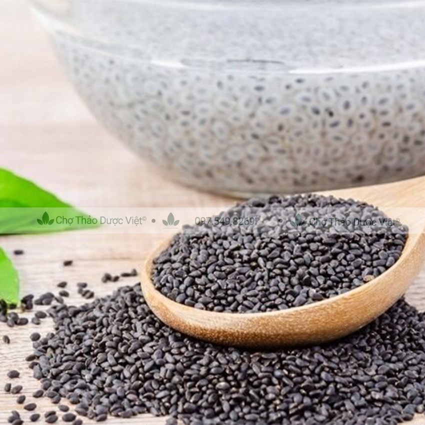 Hạt é nguyên chất 1kg (Nấu chè, làm thạch sương sáo) - Chợ Thảo Dược Việt