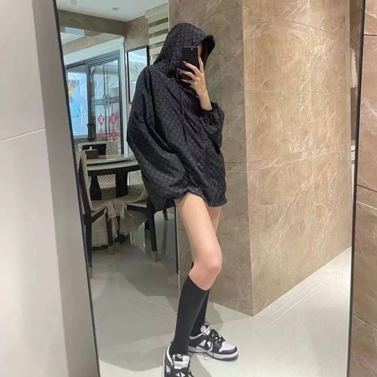 Áo Khoác Dù GUCCI In 3D Unisex Form Rộng Đủ Size Siêu Đẹp