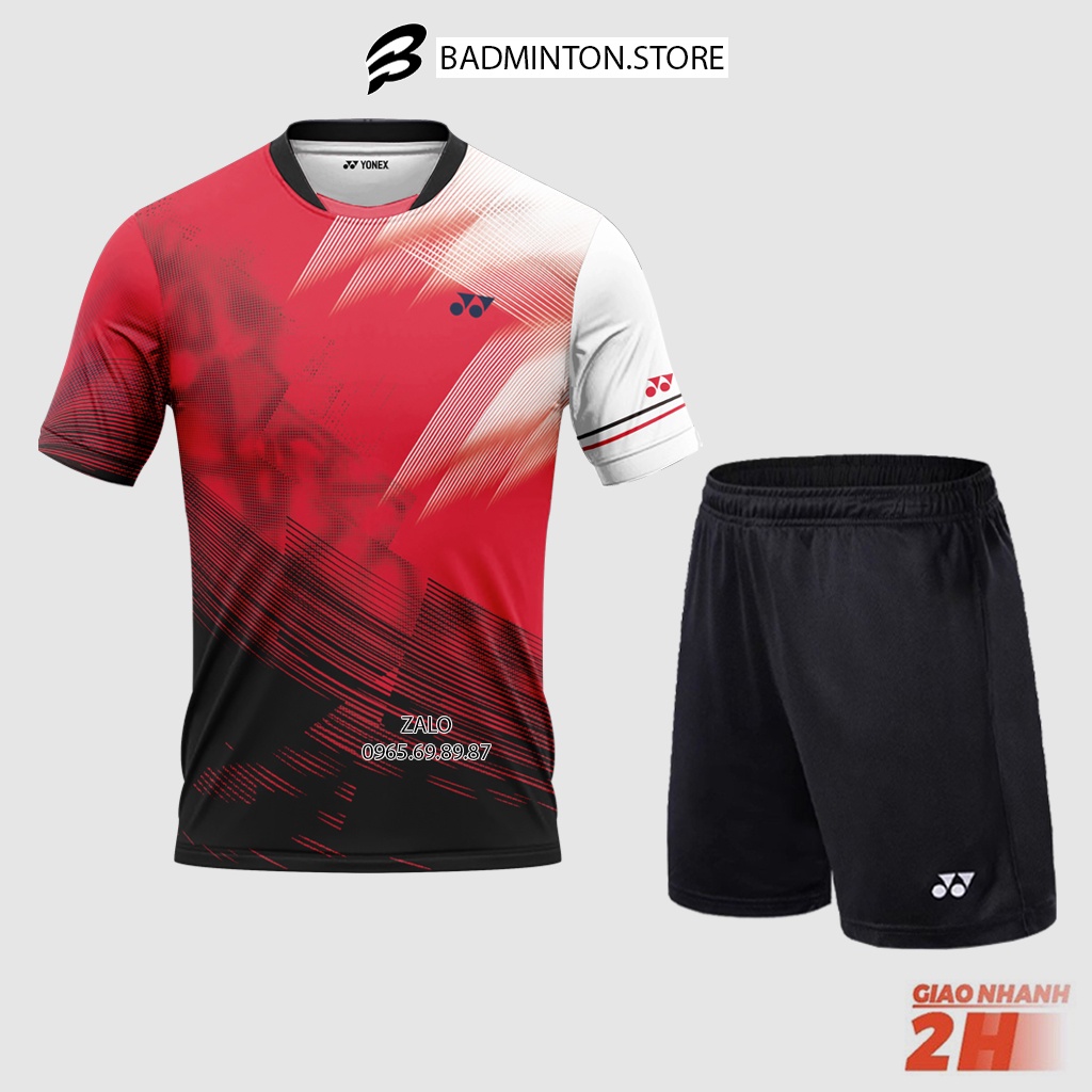 Áo cầu lông Yonex, quần áo thi đấu chuyên nghiệp dành cho nam và nữ