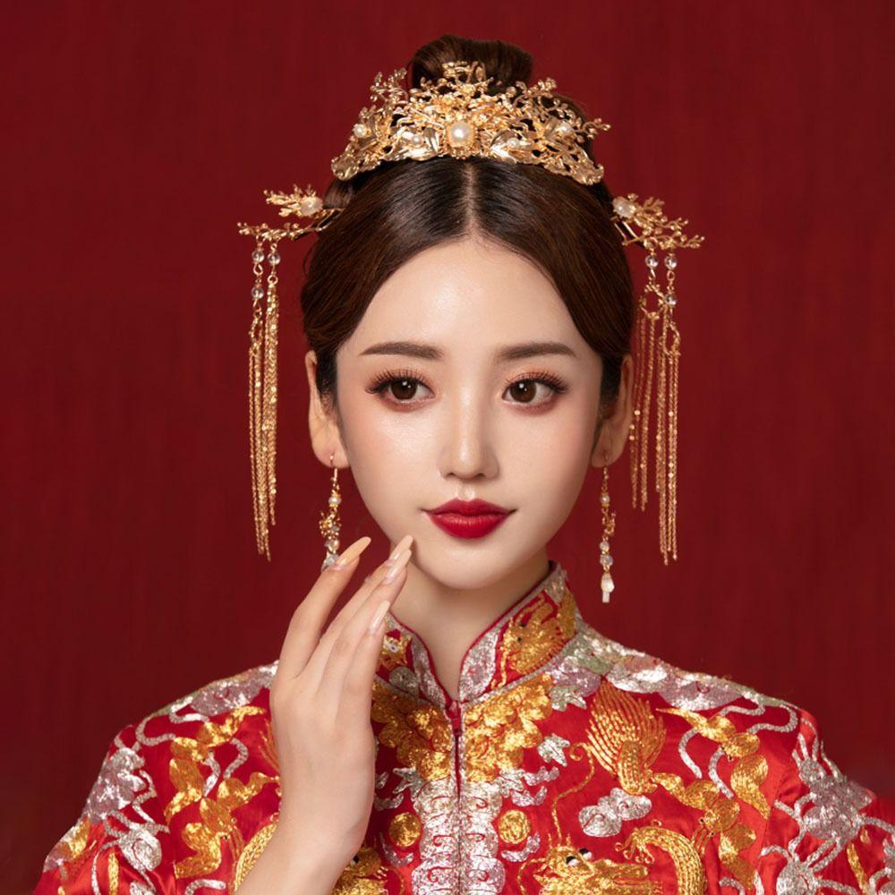 Kẹp Tóc Hình Vương Miện Nữ Hoàng Phong Cách Trung Hoa WMES15H