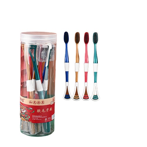 BÀN CHẢI ĐÁNH RĂNG 2 IN 1 KẾT HỢP RƠ LƯỠI ĐA NĂNG TIỆN DỤNG