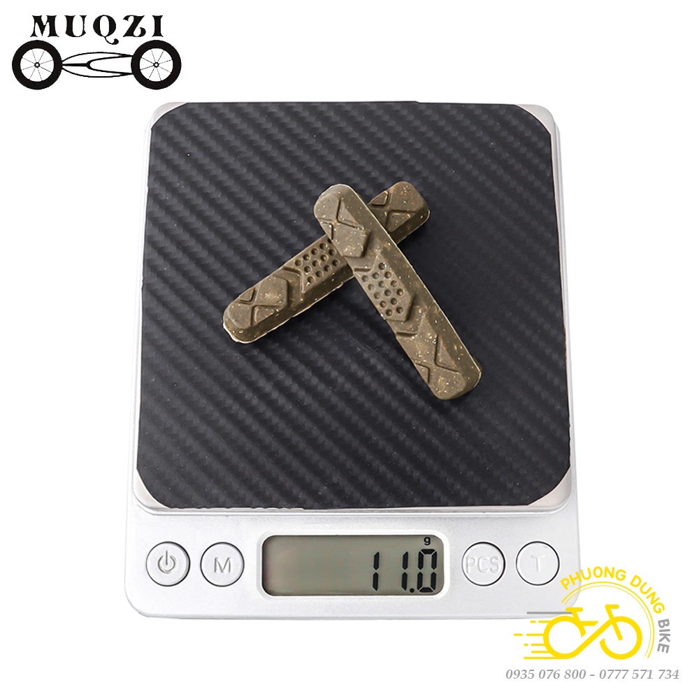 Cặp gôm phanh cho xe đạp road Carbon MUQZI - 2 gôm phanh