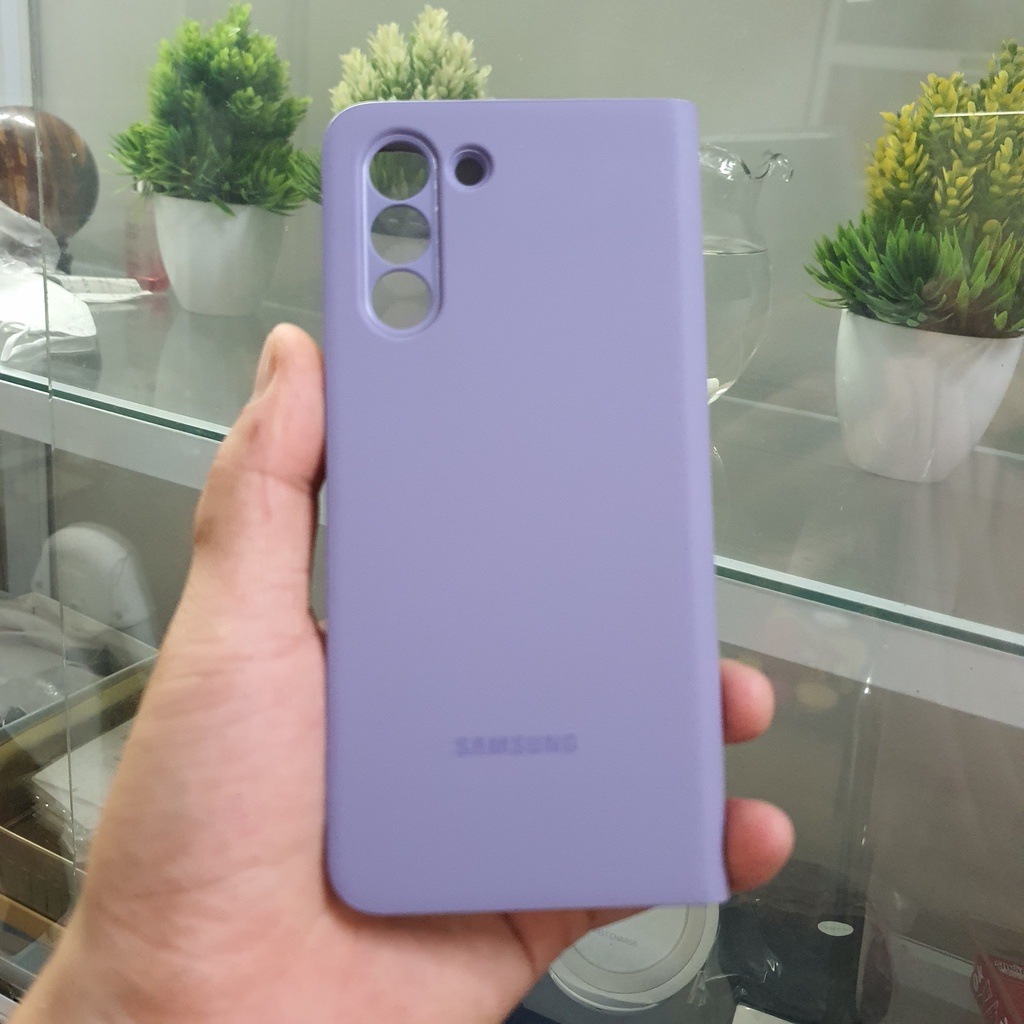 Bao Da Clear View Samsung S21 Chính Hãng, New Nobox, Kháng Khuẩn