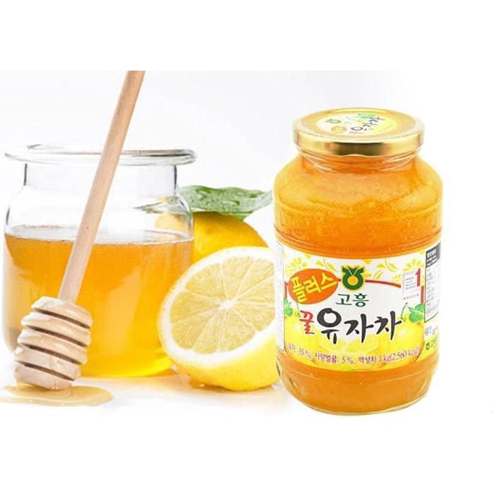 Mật Ong Chanh Đào , Bưởi Mẫu Mới Nhất 2022 Hũ 1kg - Hàn Quốc Chính Hãng Mùi Vị và Hương Thơm (SP002402)