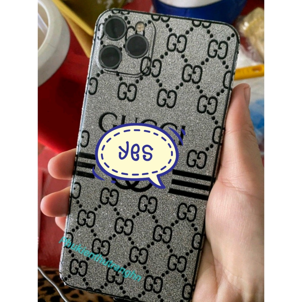 Dán skin mặt lưng trống đồng vân nổi 3D - mặt lưng kim tuyến in logo Xiaomi Redmi Note 10 10S Note 10 Pro K40 Poco F3 ..