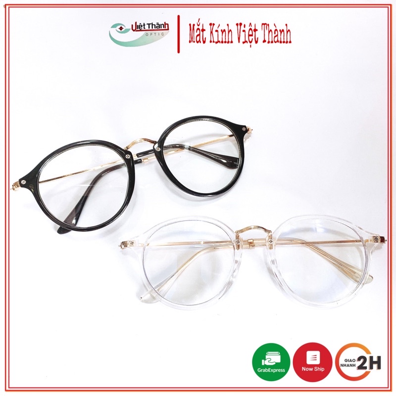 Kính Mắt TRẮNG Có Độ Lắp Cận Theo Yêu Cầu Kiểu Dáng Dễ Thương Học Sinh Sinh Viên Đáng Yêu