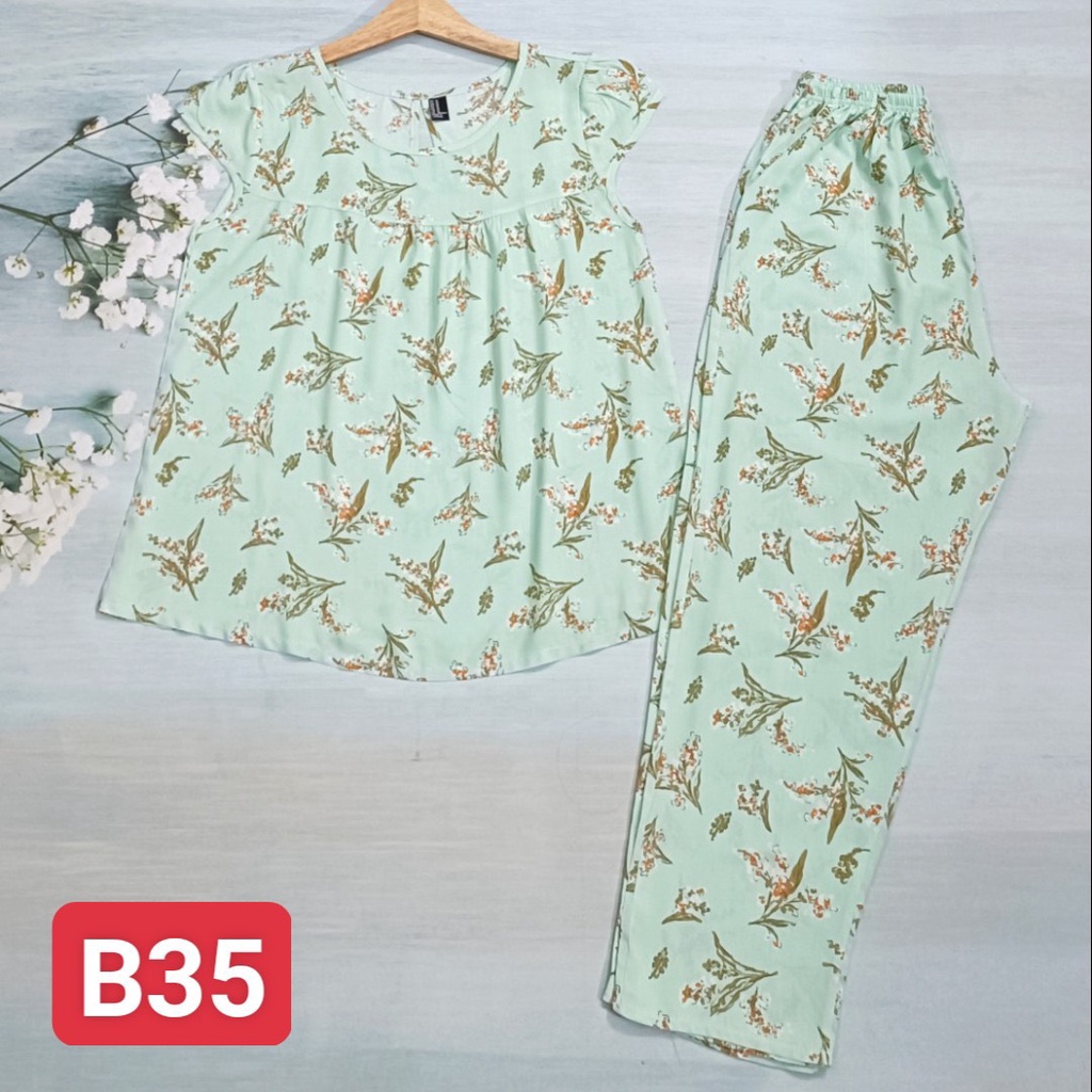 Đồ Mặc Nhà Vải Tole Áo Cánh Tiên Quần Dài F21